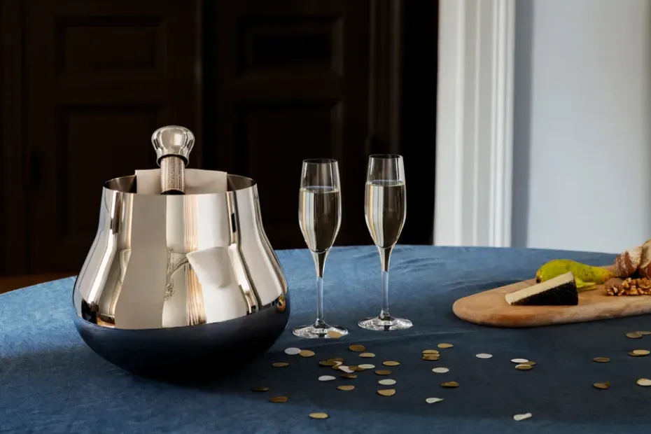 Sky champagne- en wijnkoeler 7,5 L, Roestvrij staal