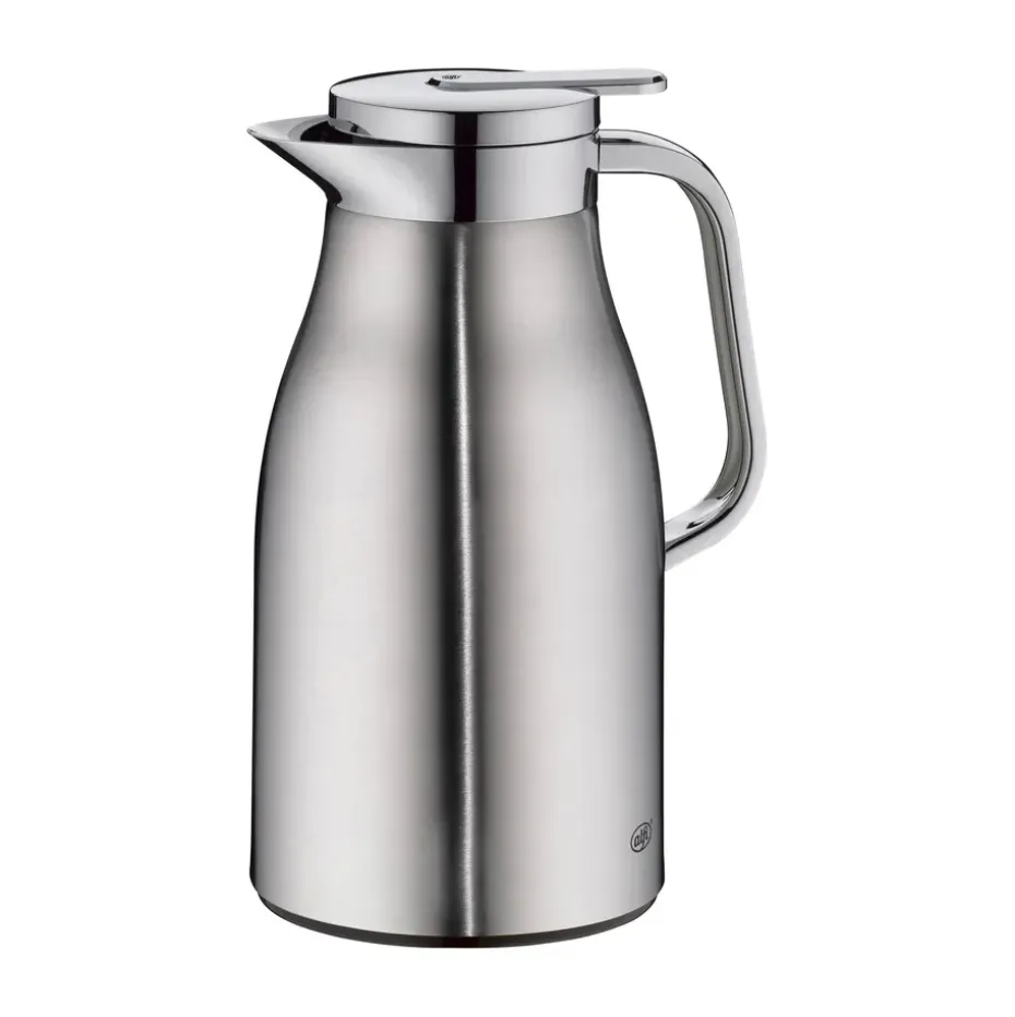 Skyline thermoskan 1 l, Gematteerd staal