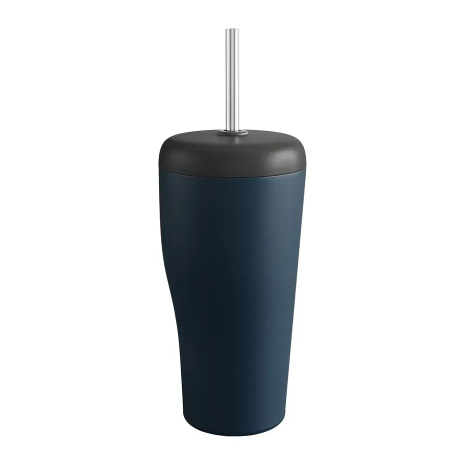 Sky thermosbeker met rietje 40 cl, Blauw