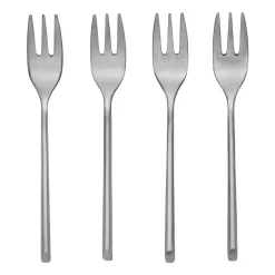 Sletten taartvorkje 4-pack, Full satin forged