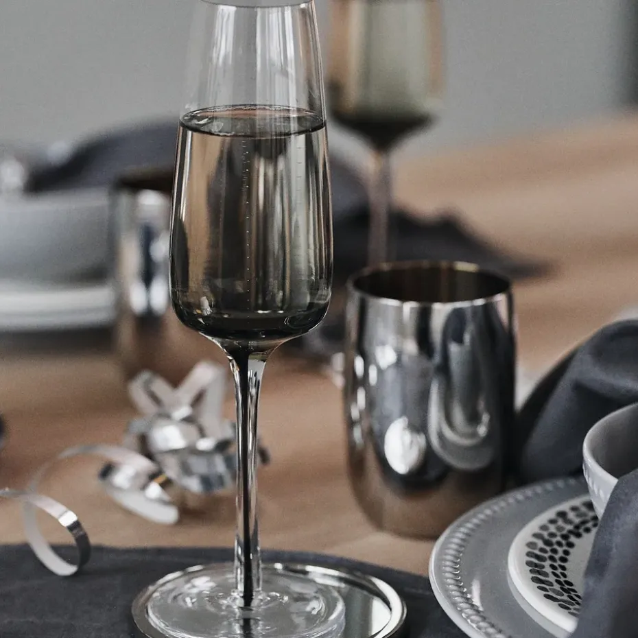 Smoke champagneglas, 20 cl.