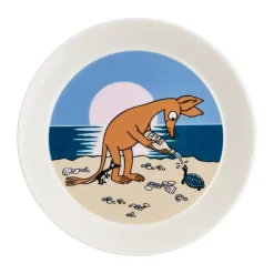 Sniff Moomin bord Ø19 cm, Blauw
