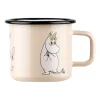Snorkmaiden Retro emaillemok 37 cl, Beige