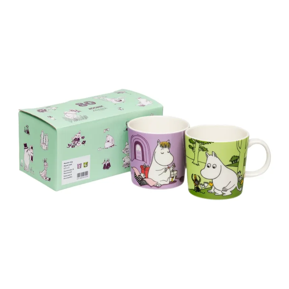 Snorkmeisje & Moomintrol Mumin mok 2 delen, 30 cl