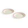 Sobremesa bord Ø18,5 cm 2-pack, Red