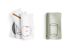 Sobremesa linnen servet 45x45 cm 4-pack, White