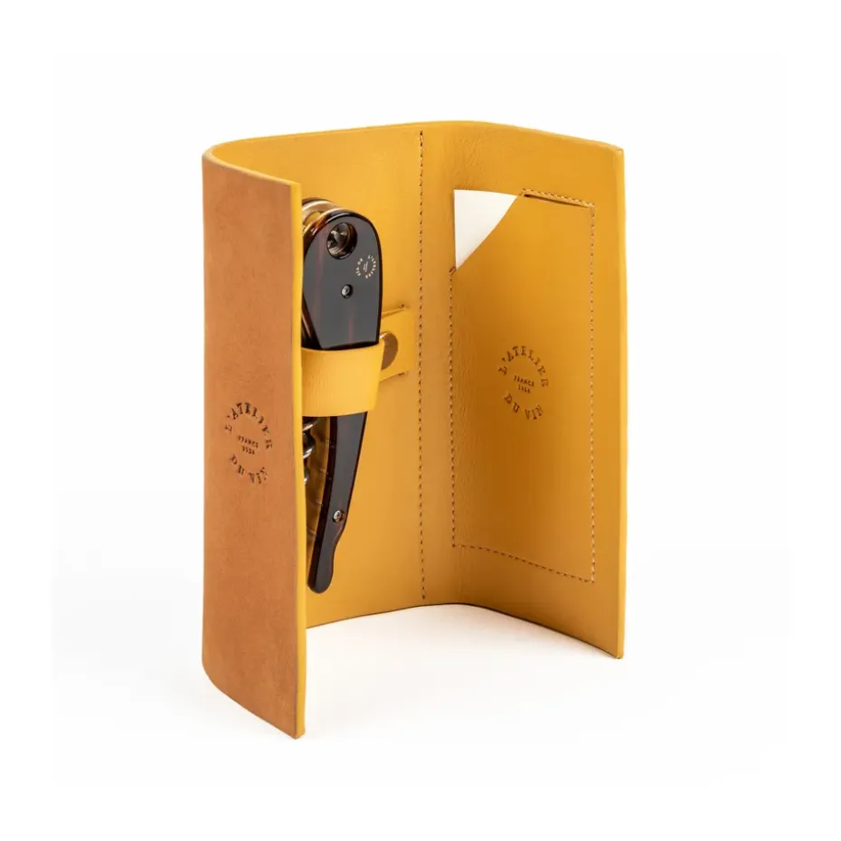 Soft machine nomad kurkentrekker leren etui, 2 delen