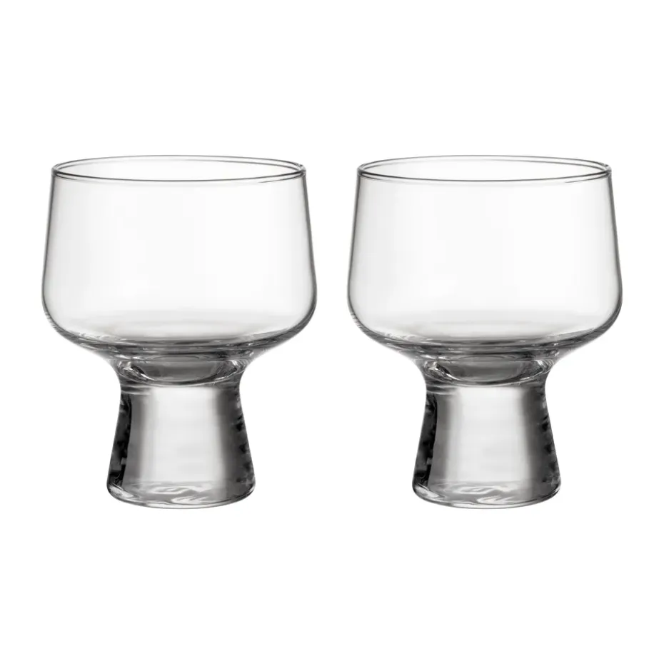 Solare glas op voet 29 cl 2-pack, Helder