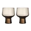 Solare glas op voet 29 cl 2-pack, Linnen