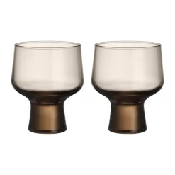 Solare glas op voet 29 cl 2-pack, Linnen