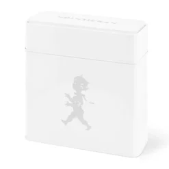 Solstickan koffiefilterblik 15,4x17 cm, Wit