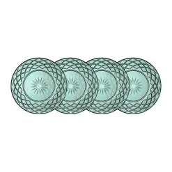 Sorrento bord Ø21 cm 4-pack, Groen