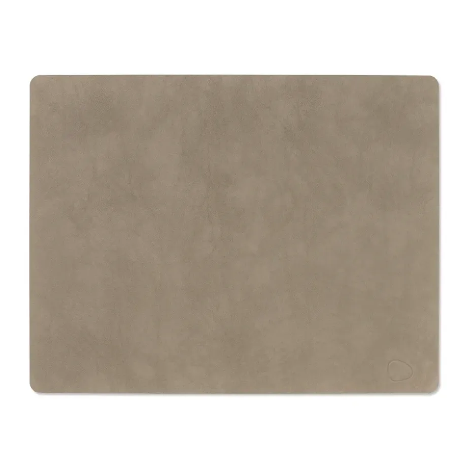 Square Nupo placemat 35x45 cm, nomad grey