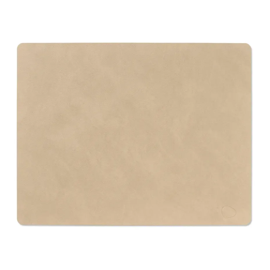 Square Nupo placemat 35x45 cm, zand