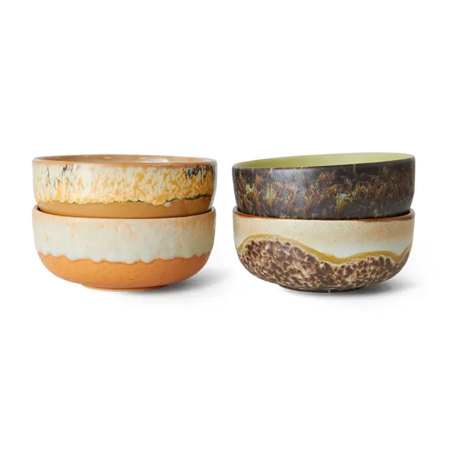 70's tapasschaal 4-pack, Drift