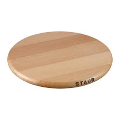 Staub magnetische onderzetter ovaal beukenhout, 23 cm
