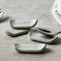 Staub New White Truffle bestekhouder 4-pack, 6 cm