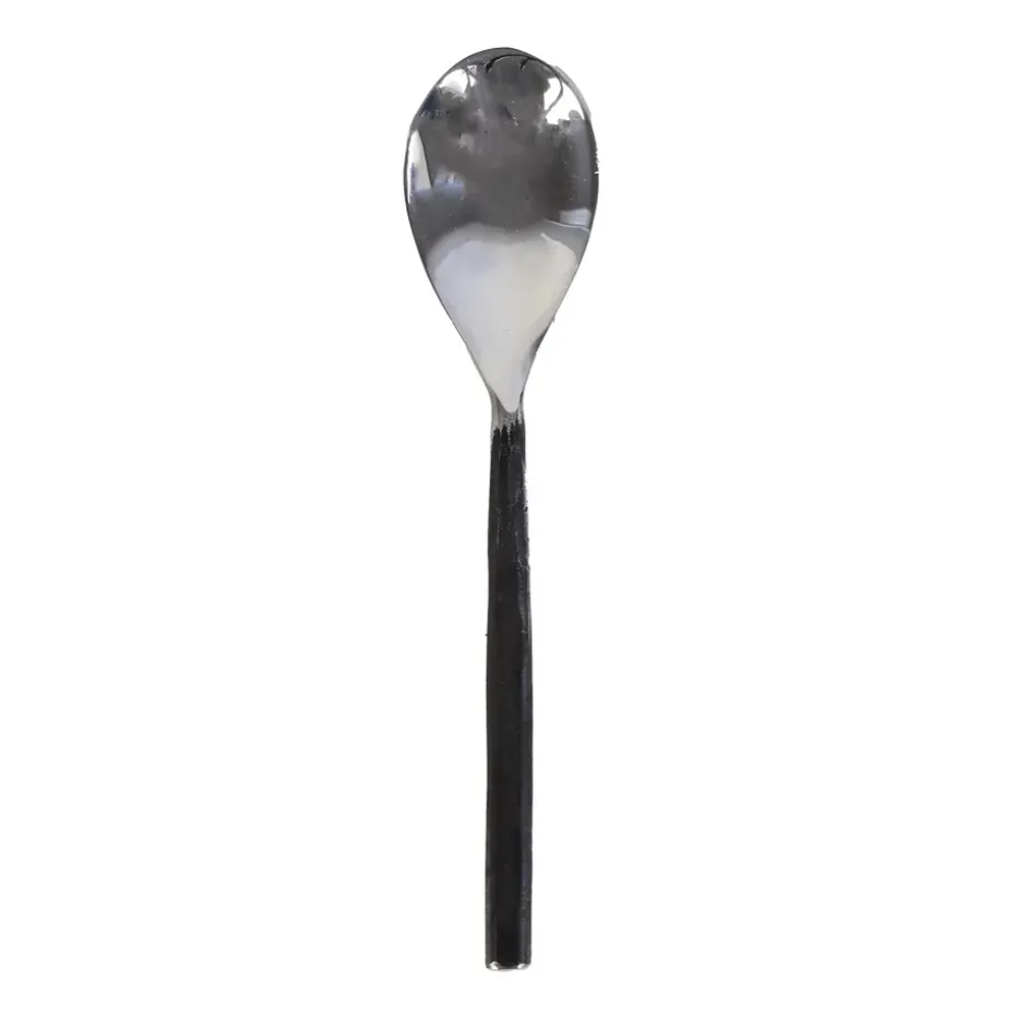 Steel theelepel, Ongepolijst staal