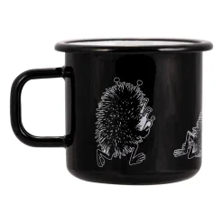 Stinky emaille mok 37 cl, Zwart