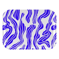 Sudd dienblad 20x27 cm, Blue-white