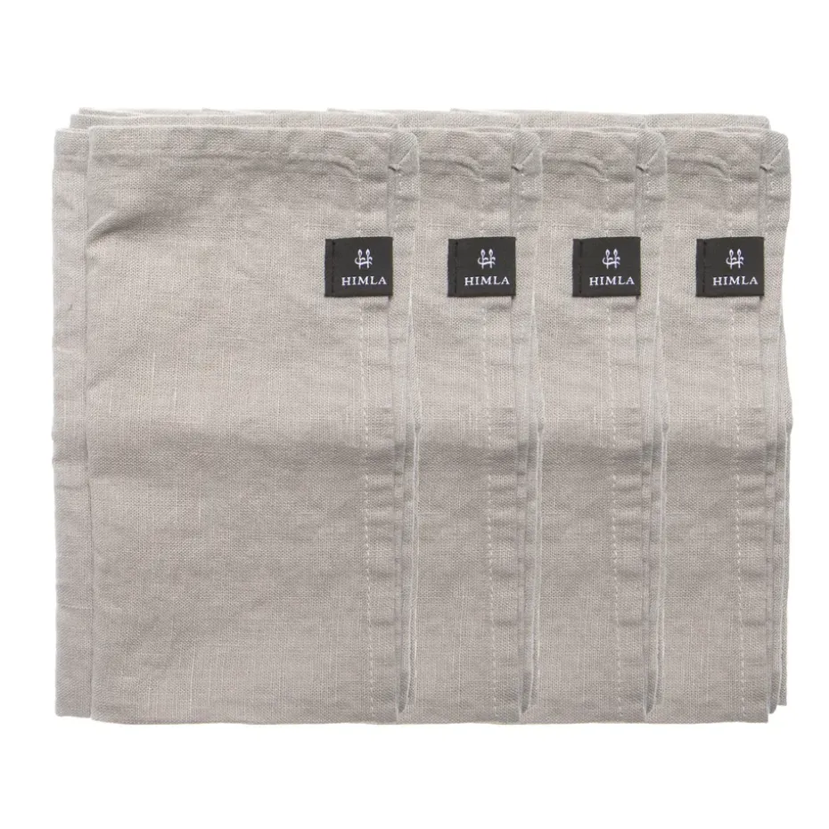 Sunshine servet 4-pack, Ash (lichtgrijs)