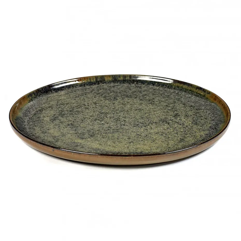 Surface bord 24 cm, Indi grey