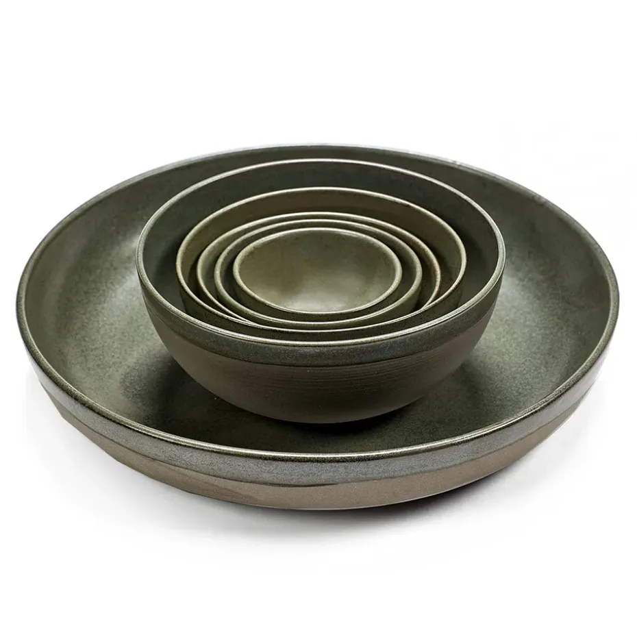 Surface serveerschotel 32 cm, Camogreen