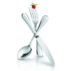 Svensk dinervork zilver, 20,5 cm