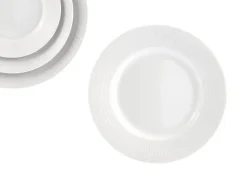 Swedish Grace bord Ø24 cm, Sneeuw (wit)
