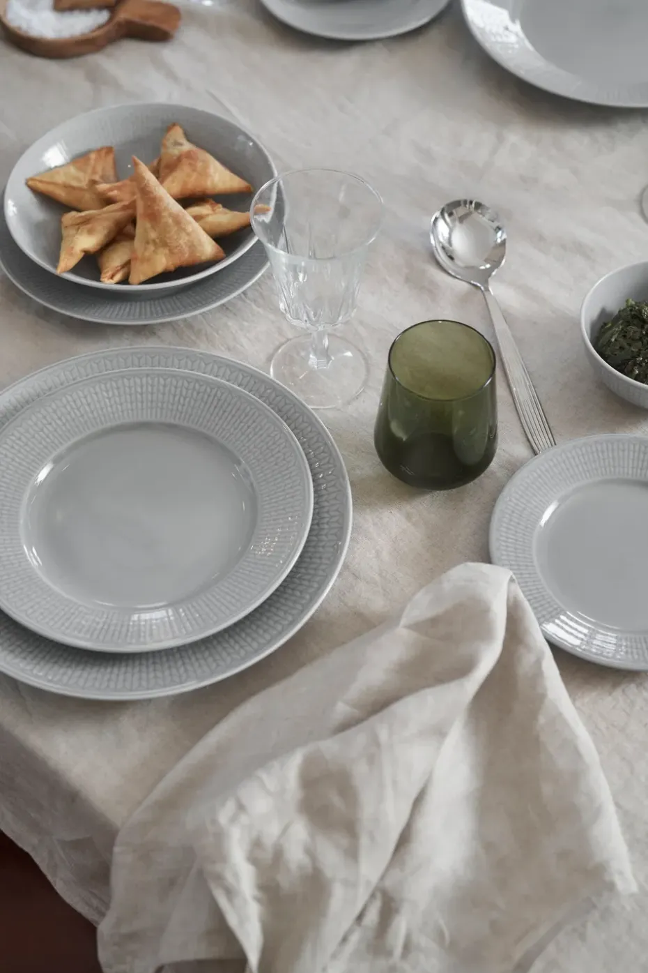 Swedish Grace dessertbord Ø17 cm, Mist (grijs)