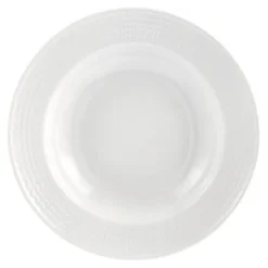 Swedish Grace diep bord Ø25 cm, snow (wit)
