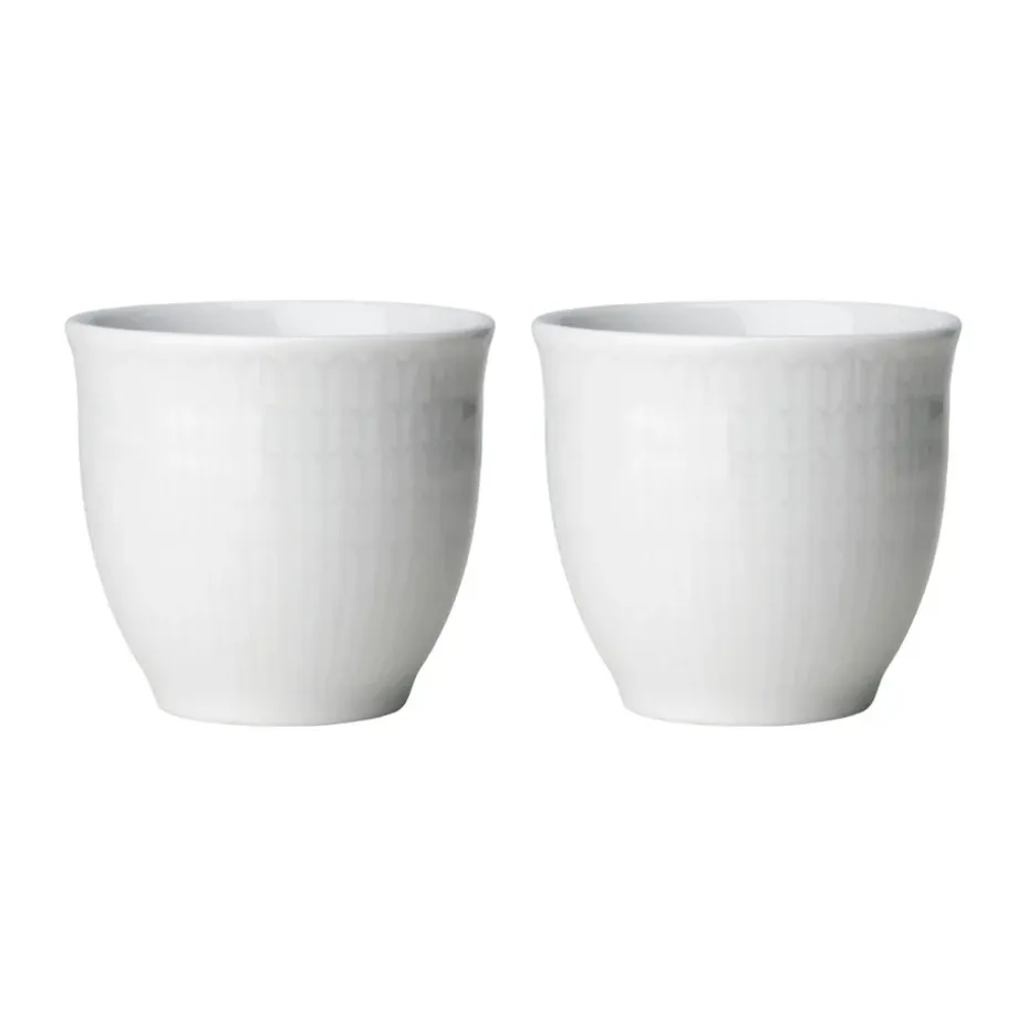 Swedish Grace eierdop 2-pack, Sneeuw
