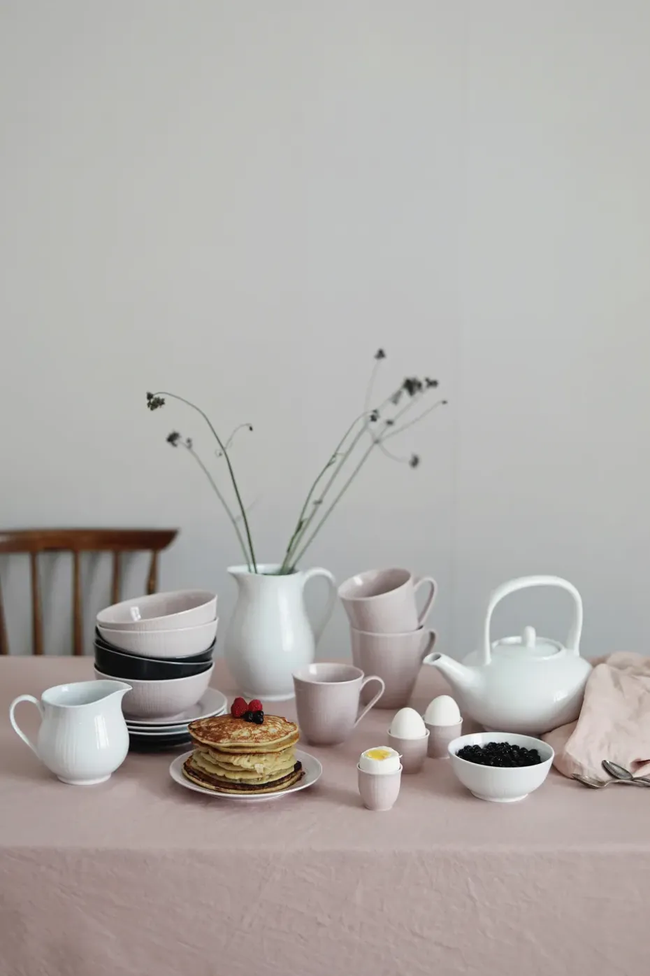 Swedish Grace kan, snow (wit)
