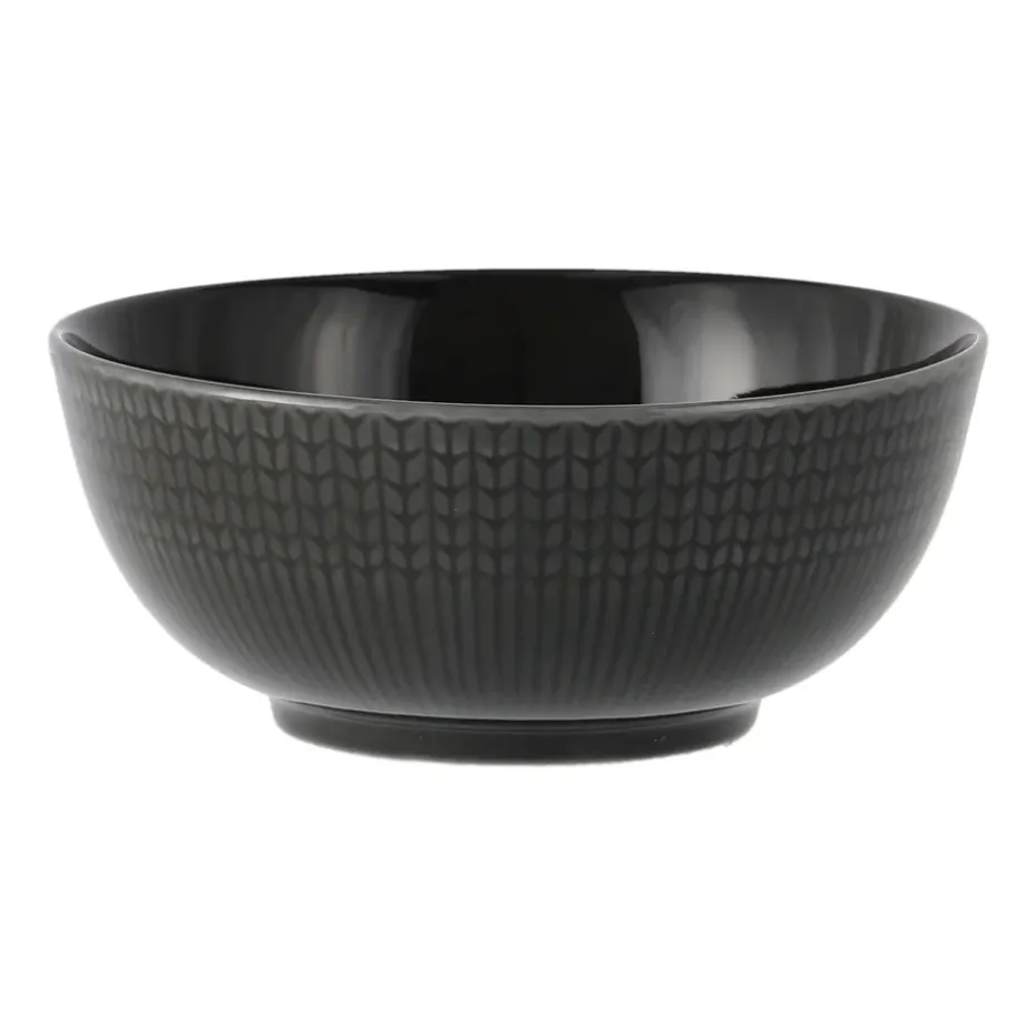 Swedish Grace schaal groot, stone (donker grijs)