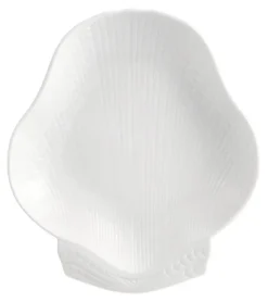 Swedish Grace schelpschaaltje 18x16 cm, Snö (wit)