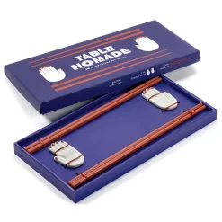 Table Nomade eetstokjes met houder 6-delig, Rood