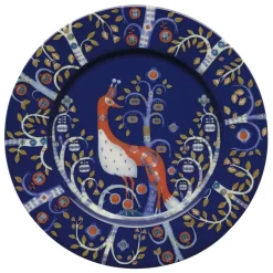 Taika bord 22 cm., blauw