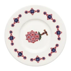 Taika Sato schotel Ø16 cm, Wit-multi