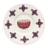 Taika Sato schotel Ø15 cm, Wit-multi