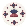 Taika Sato schotel Ø11 cm, Wit-multi