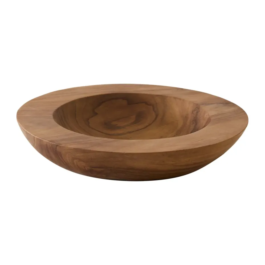 Teak serveerschaal, Medium Ø30 cm