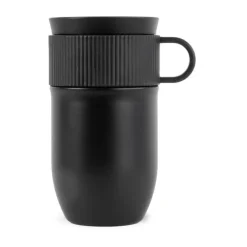 Ted reisbeker thermosbeker 28 cm, Zwart