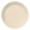Teema bord Ø21 cm., Linnen