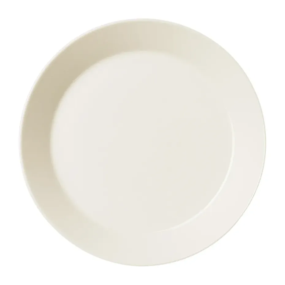 Teema bord Ø21 cm., wit