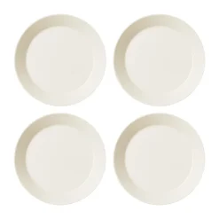 Teema bordje Ø21 cm 4-pack, Wit