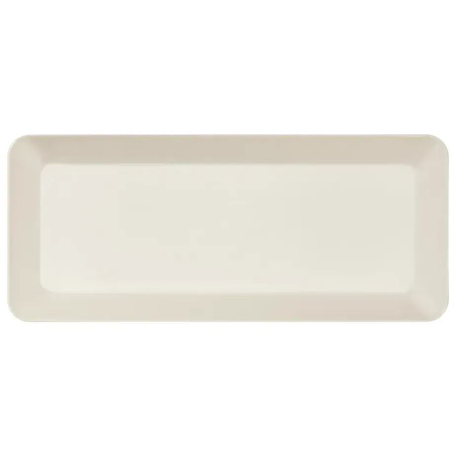 Teema rechthoekig bord 16 x 37 cm., wit