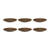 Terra koffieschotel Ø16,1 cm 6-pack, Earth Brown