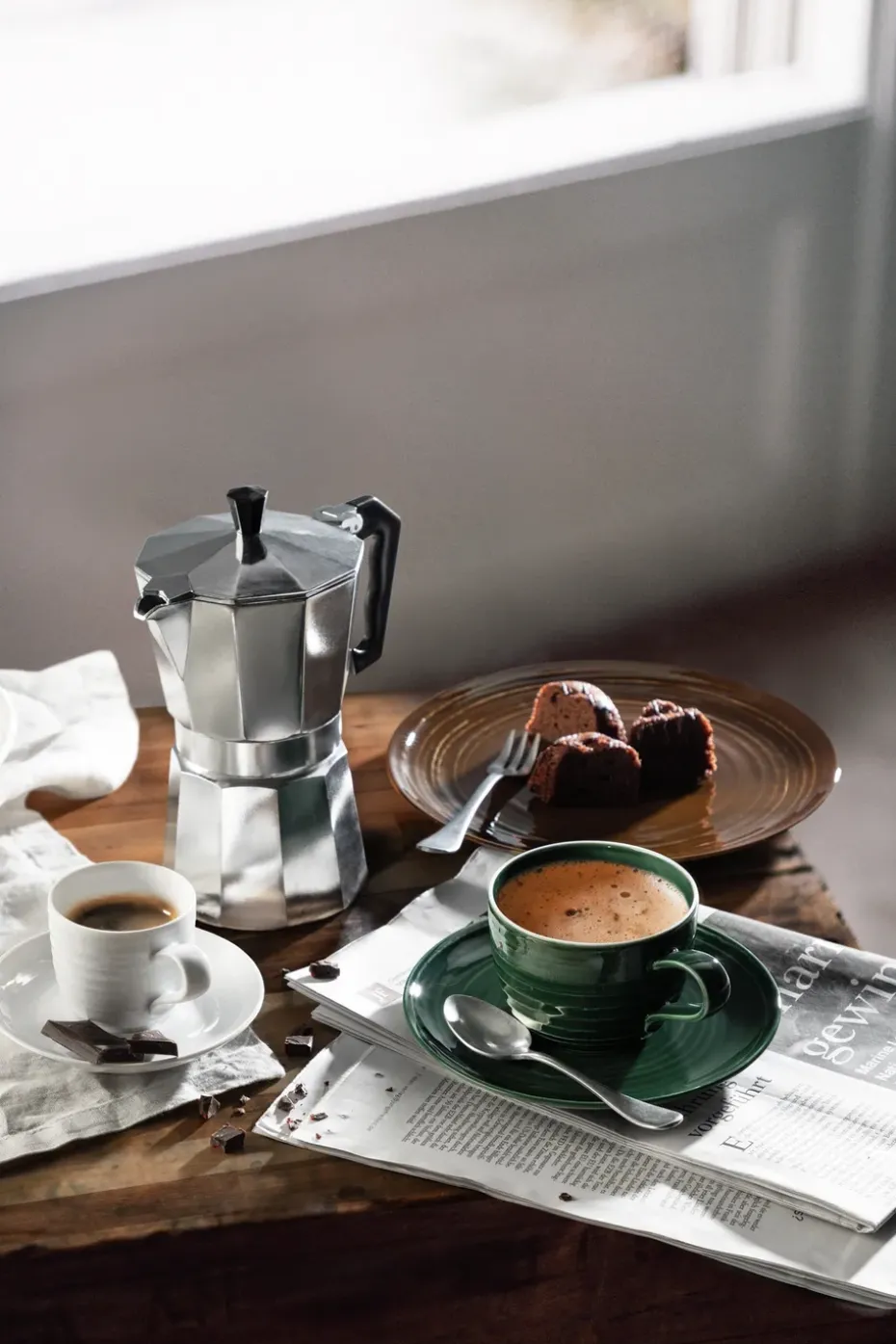 Terra koffieschotel Ø16,1 cm 6-pack, Moss Green