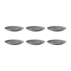 Terra koffieschotel Ø16,1 cm 6-pack, Pearl Grey