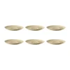 Terra koffieschotel Ø16,1 cm 6-pack, Sand Beige